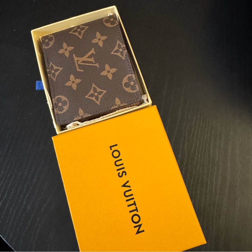 Louis Vuitton Multiple Monogram Slender Canvas Black Men’s Wallet - Picture 6 of 6